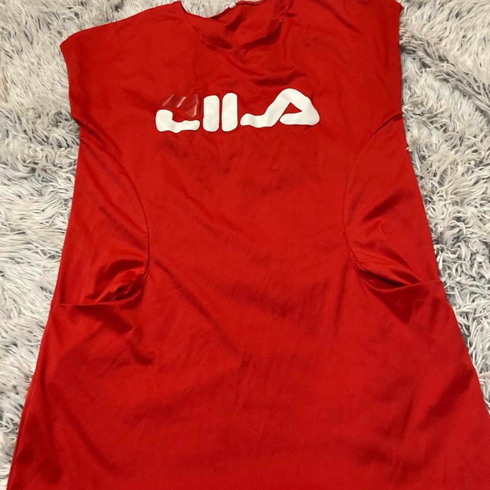 FILA Women's Bold Red Short Sleeve Tee